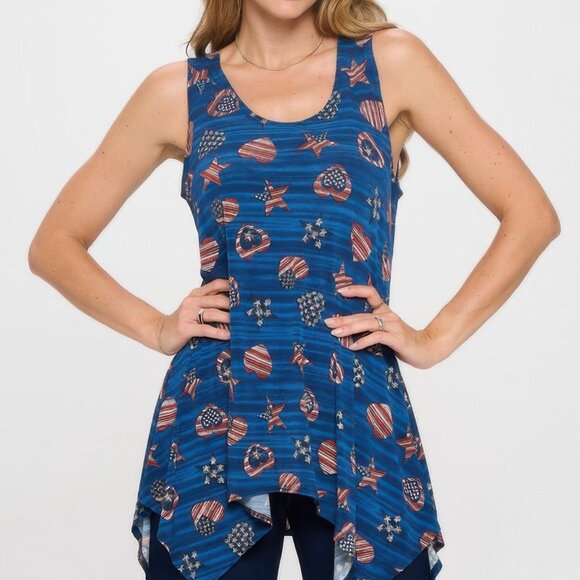 Hit Shark Bite Hem Tank - Picture 1 of 4